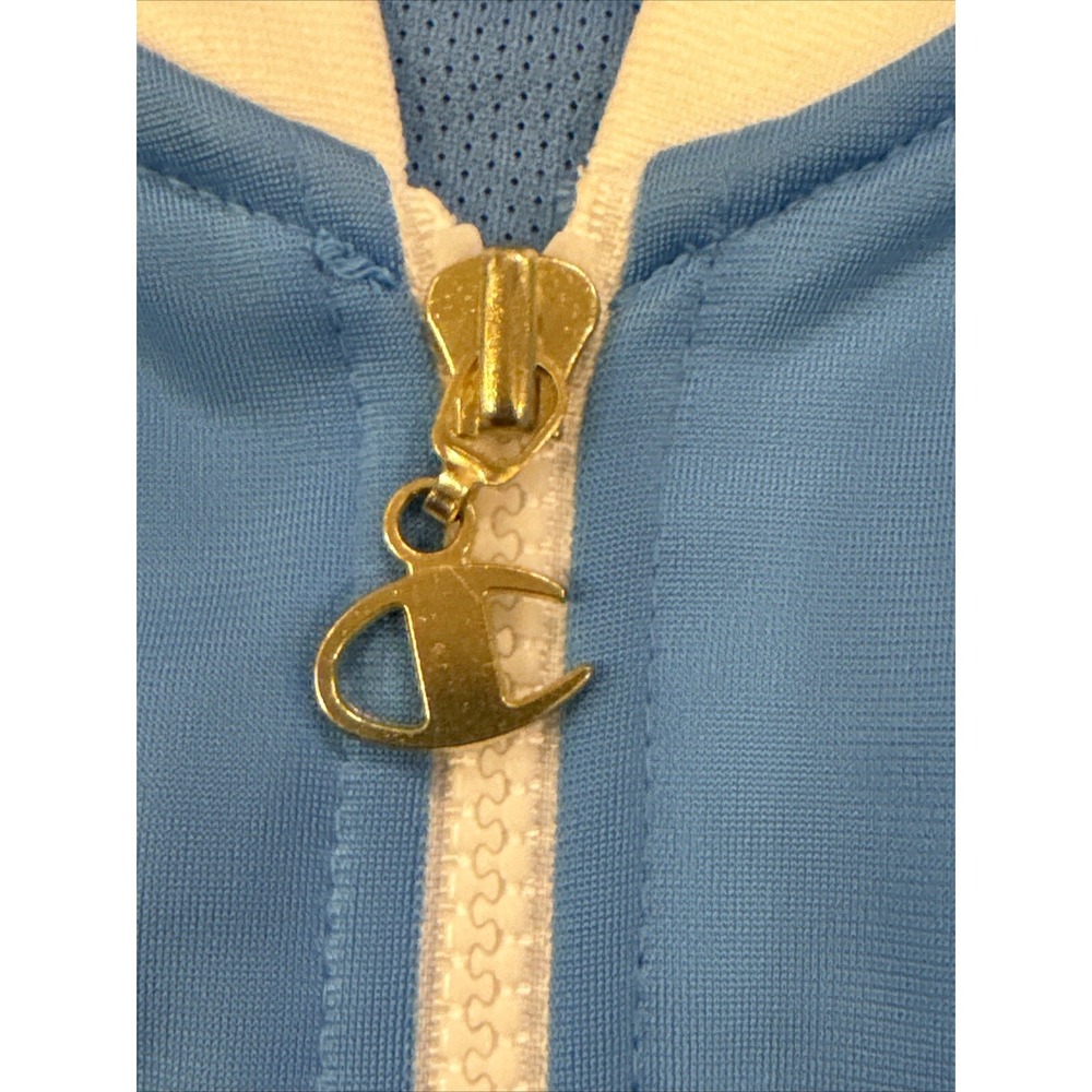Champion Girl's Light Blue‎ Track Jacket Full Zip Size Extra Large #798 - Picture 7 of 10